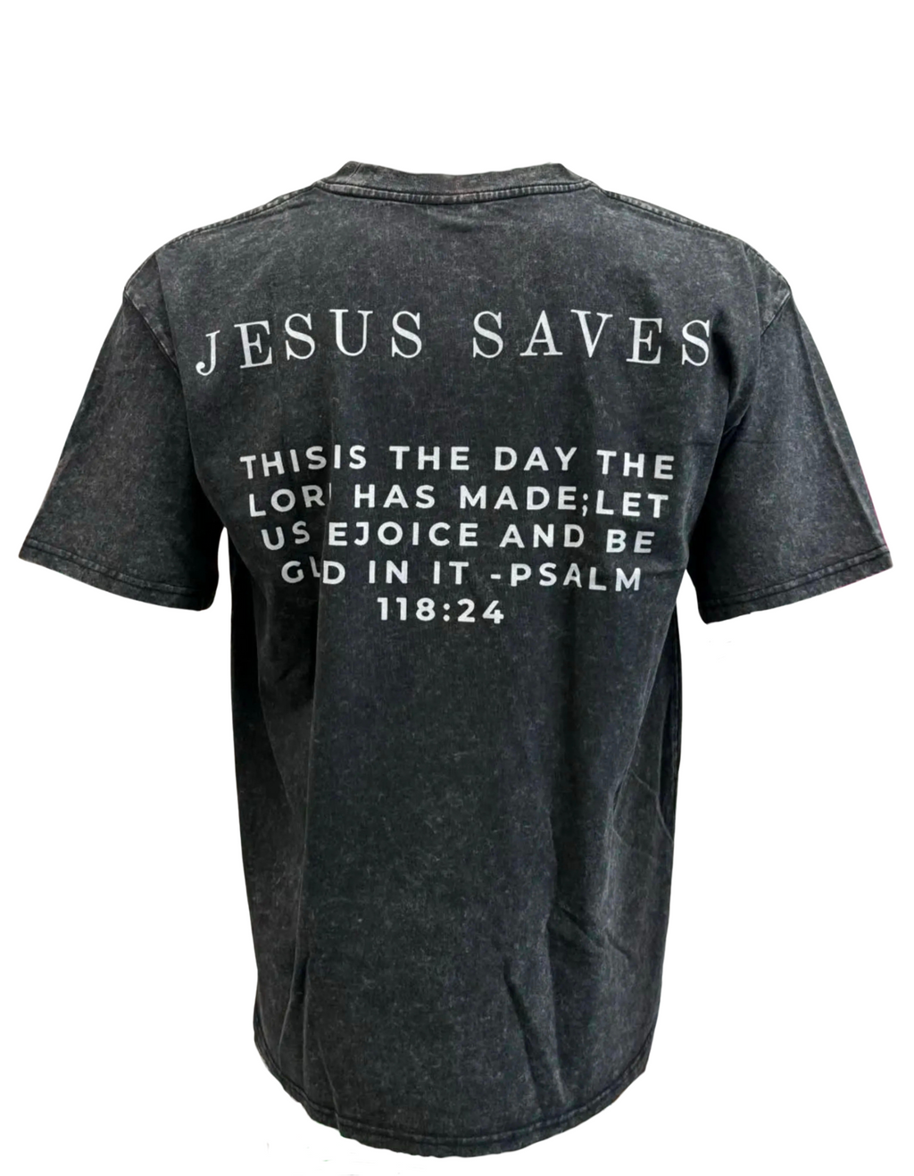 Over Sized- Jesus Saves Vintage Wash Tee