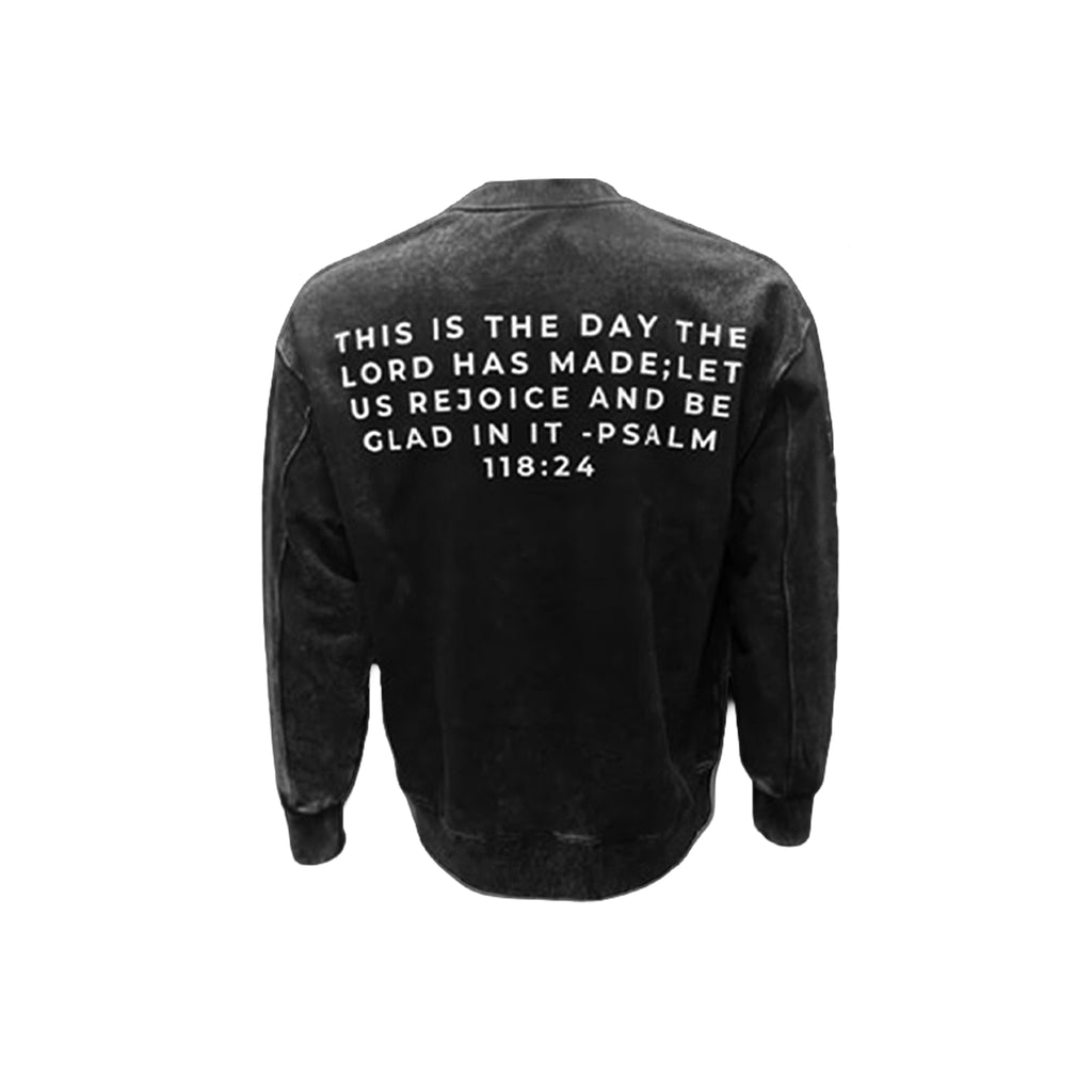 Over Sized- Jesus Saves Vintage Wash Crew Neck